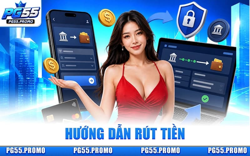 Rút Tiền PG55 – Rút Thưởng Siêu Tốc, Tiền Về Nhanh 2026 3 Hướng Dẫn Rút Tiền